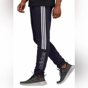 Unisex Adidas 3 Stripe Fleece Lined Joggers